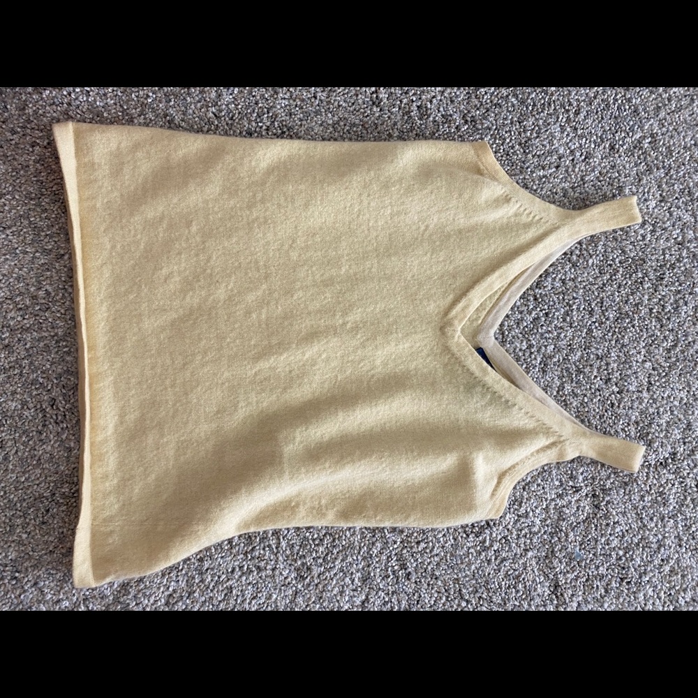 Yellow tank top